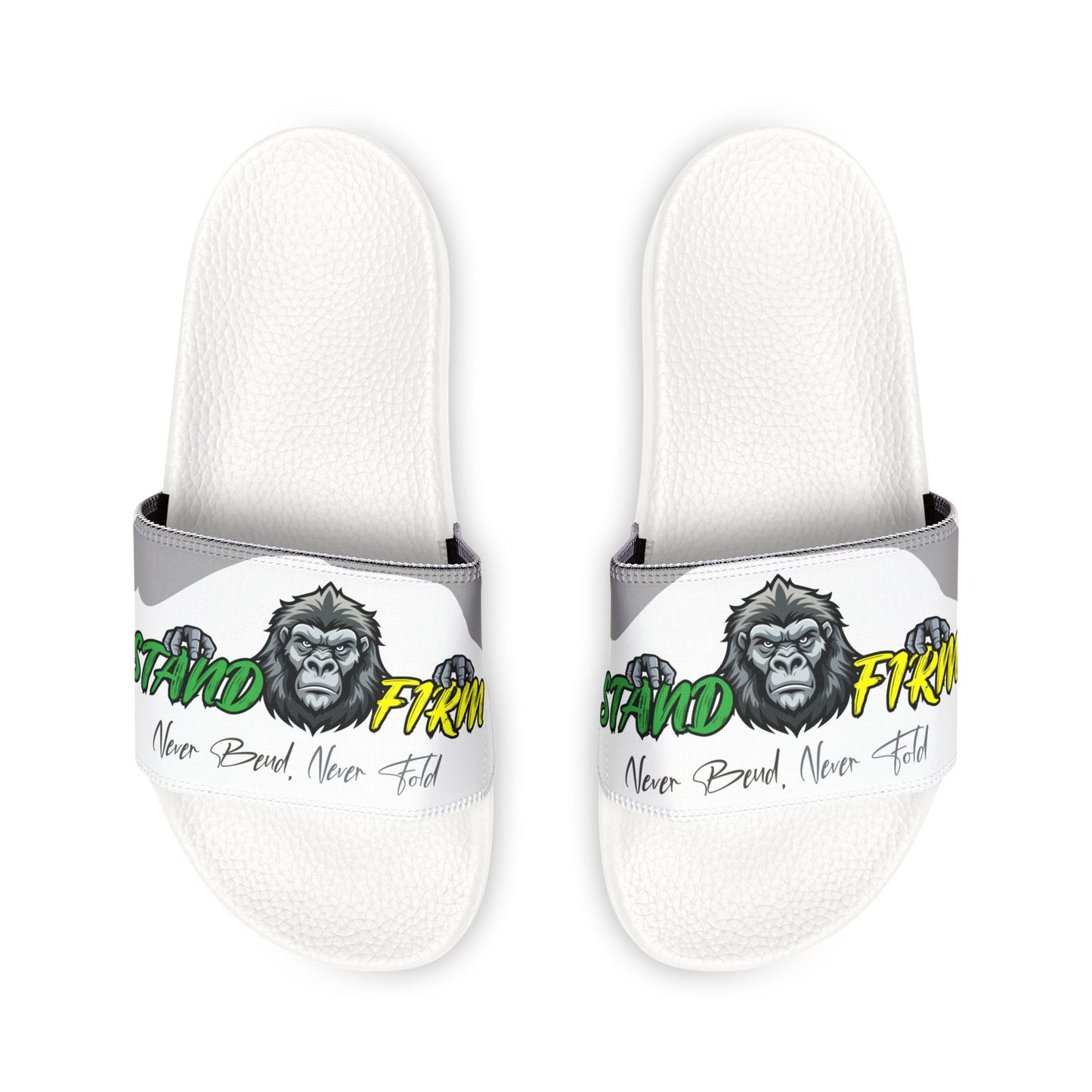 Men's Removable-Strap Graphic Sandals - Funky Gorilla Design