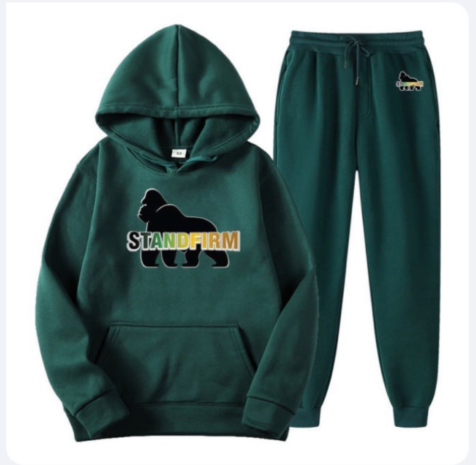 Green best sale roots tracksuit