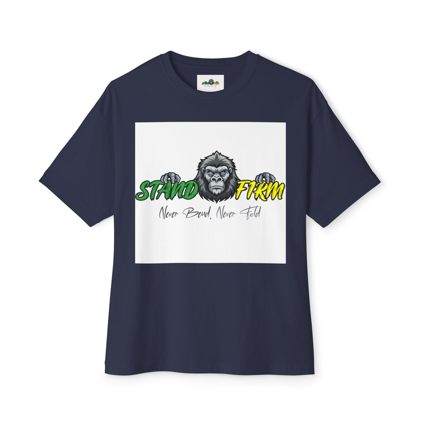 Unisex Oversized Boxy Tee - Be Strong and Courageous