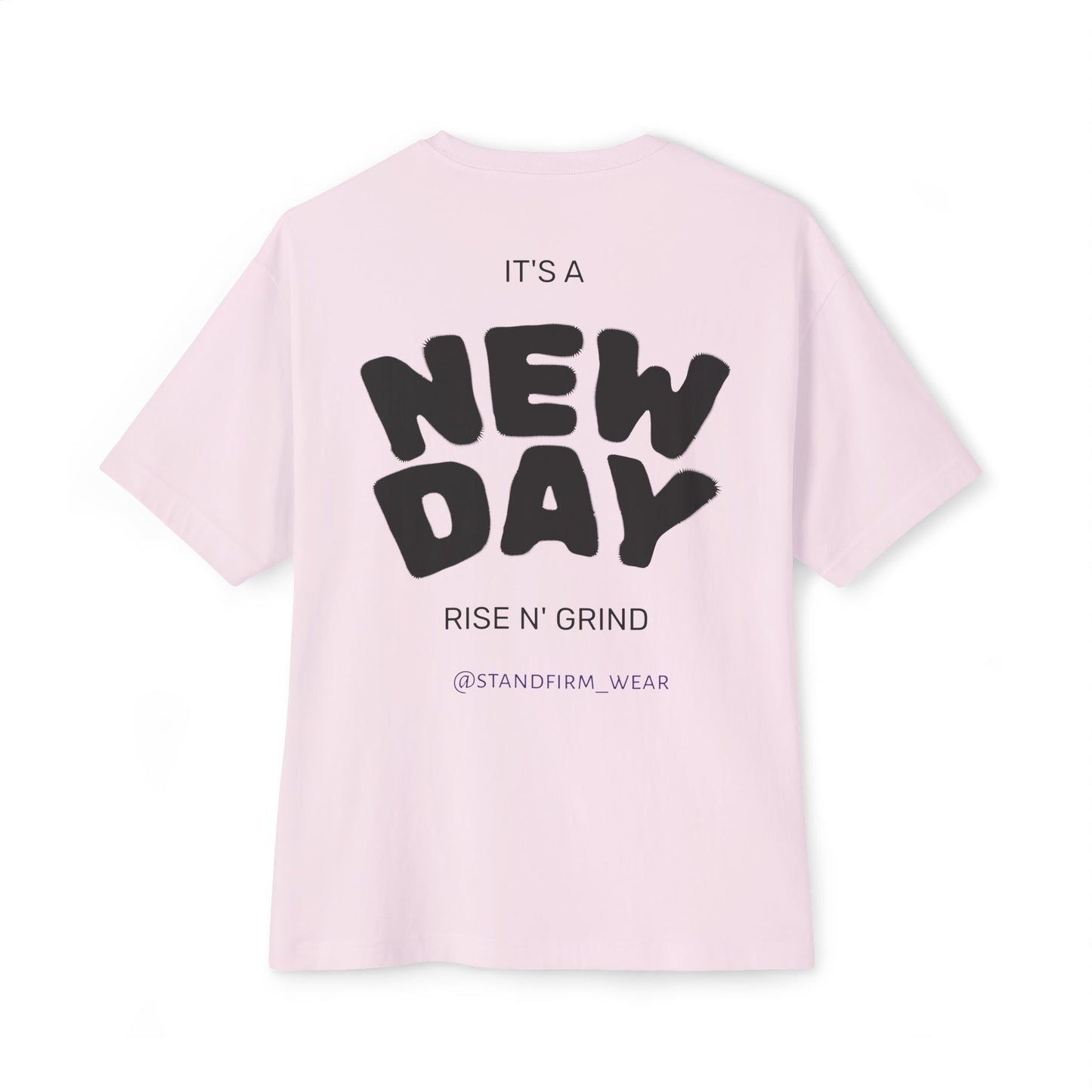 Unisex Oversized Boxy Tee - Be Strong and Courageous