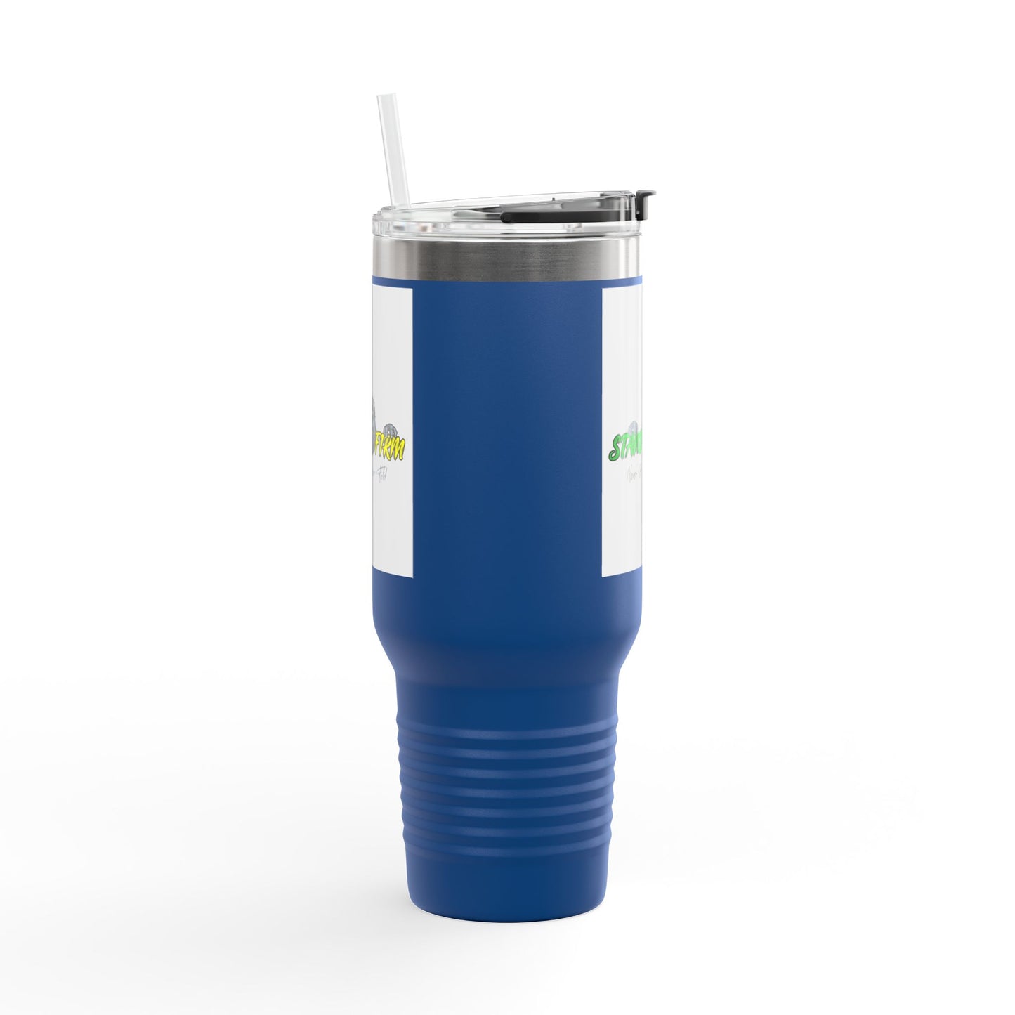Motivational Travel Mug, NEVER GIVE UP, 40oz Insulated