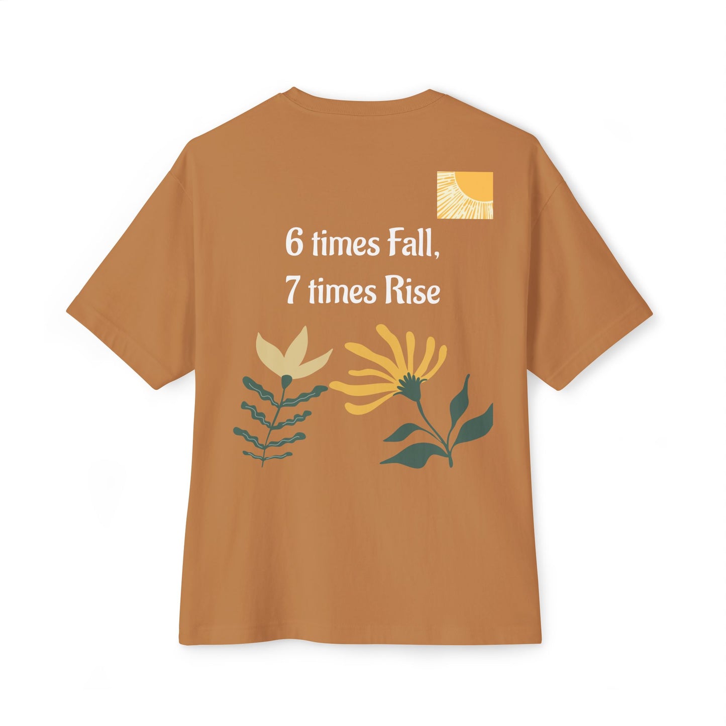 Unisex Oversized Boxy Tee - Be Strong and Courageous