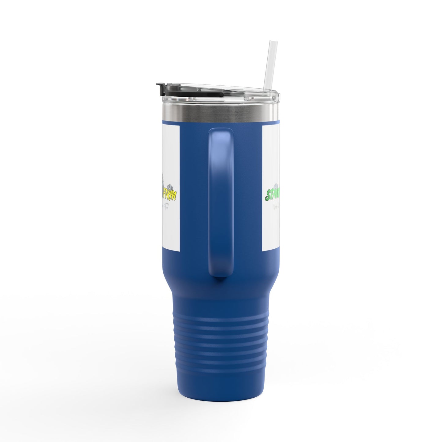 Motivational Travel Mug, NEVER GIVE UP, 40oz Insulated