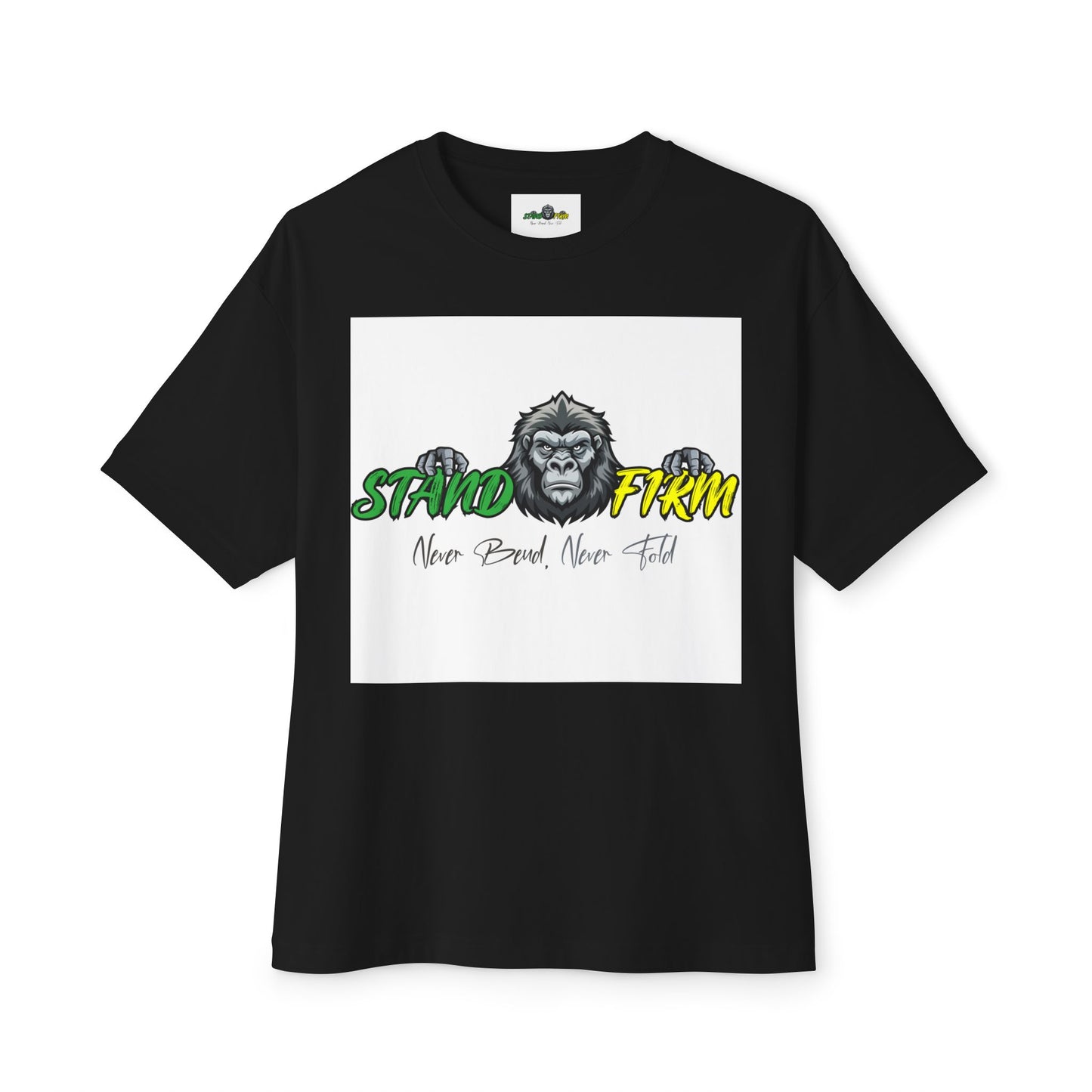 Unisex Oversized Boxy Tee - Be Strong and Courageous