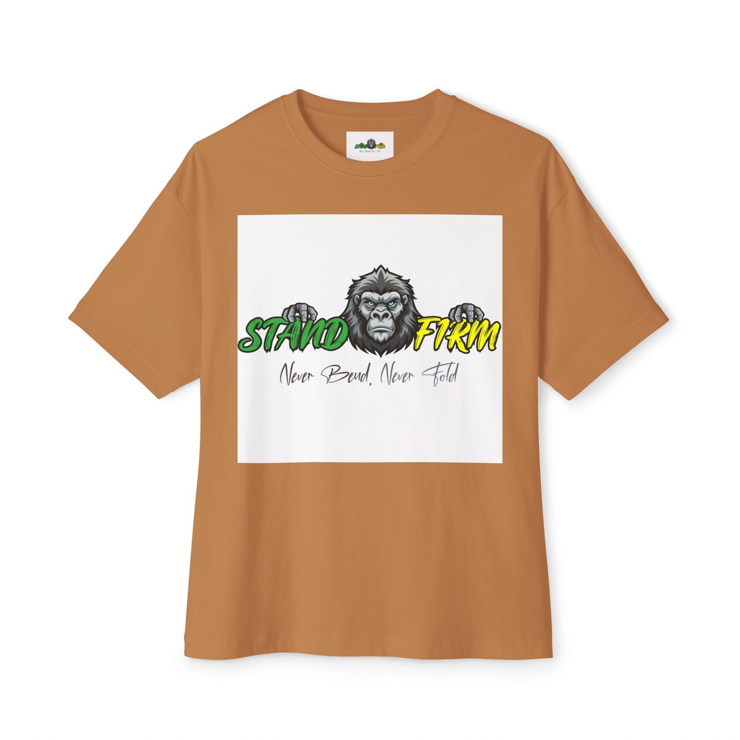 Unisex Oversized Boxy Tee - Be Strong and Courageous