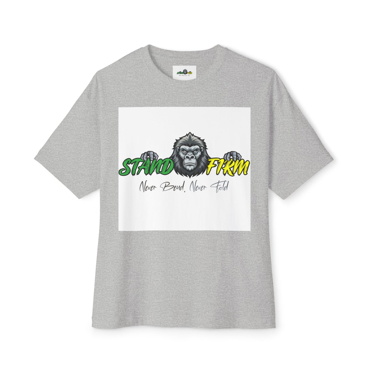 Unisex Oversized Boxy Tee - Be Strong and Courageous