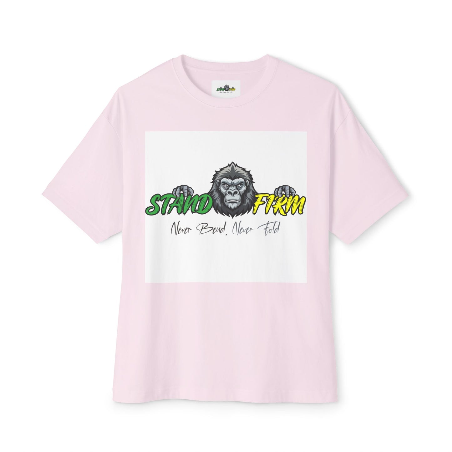 Unisex Oversized Boxy Tee - Be Strong and Courageous