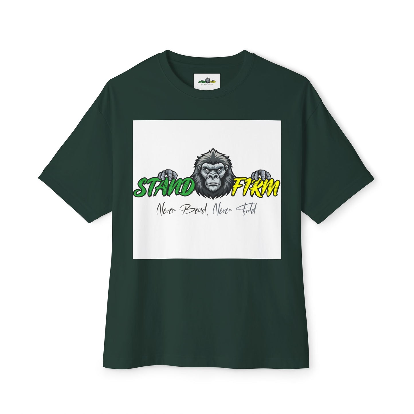 Unisex Oversized Boxy Tee - Be Strong and Courageous