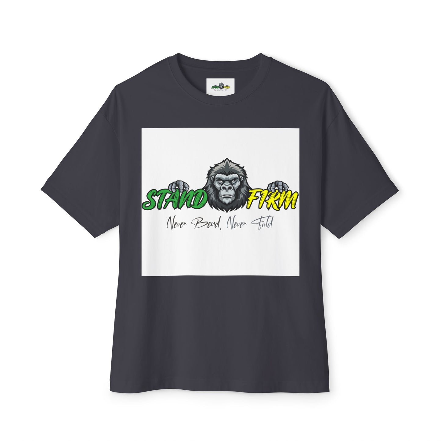 Unisex Oversized Boxy Tee - Be Strong and Courageous