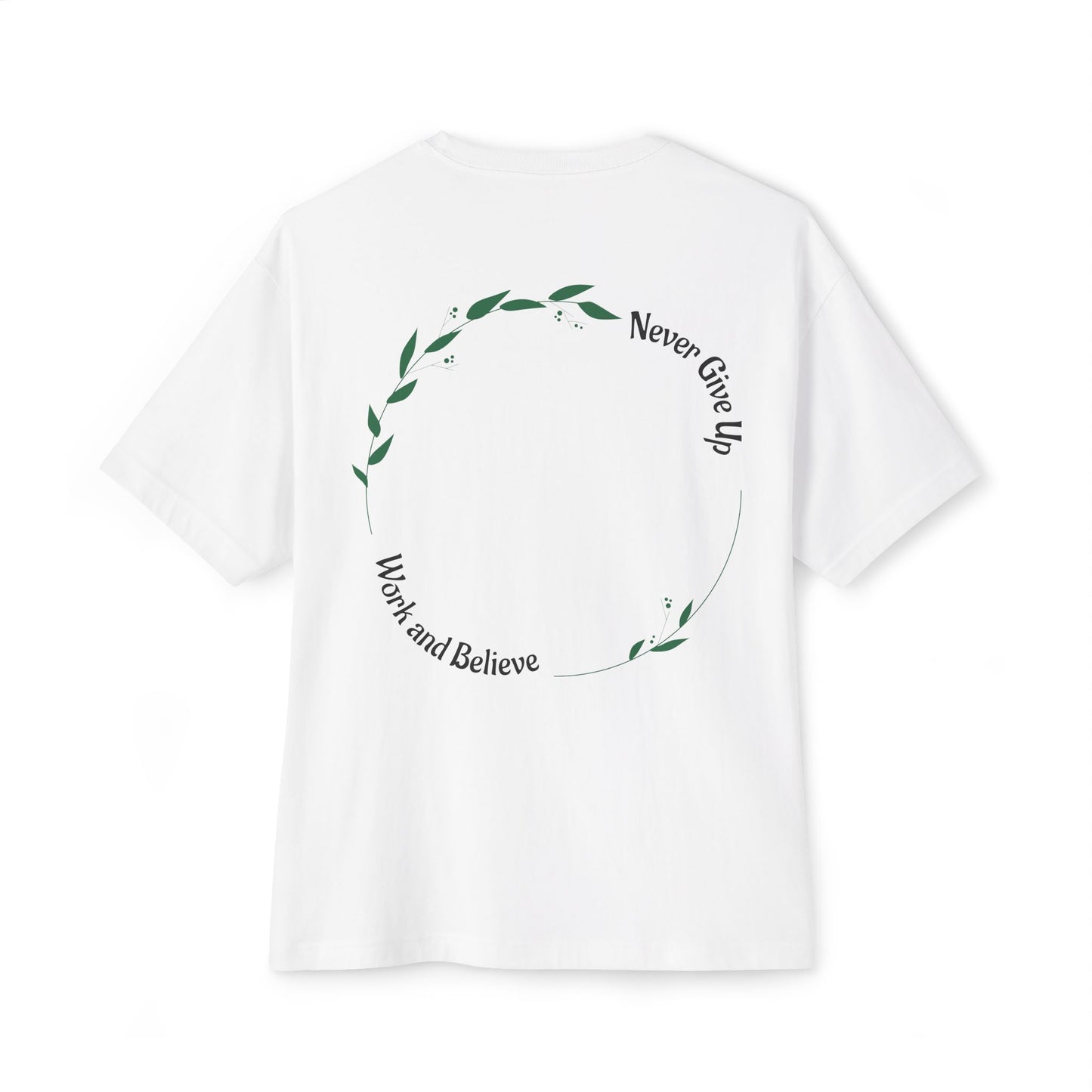 Unisex Oversized Boxy Tee - Be Strong and Courageous