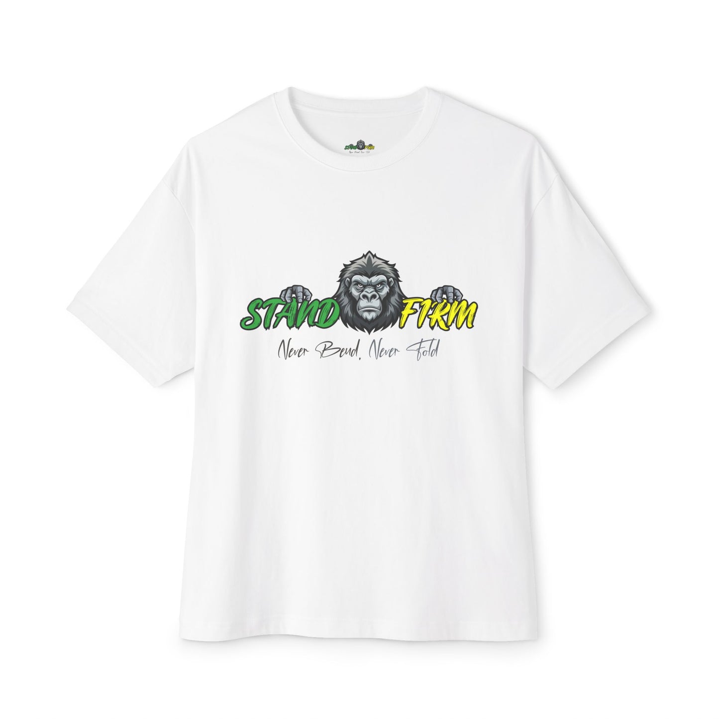 Unisex Oversized Boxy Tee - Be Strong and Courageous